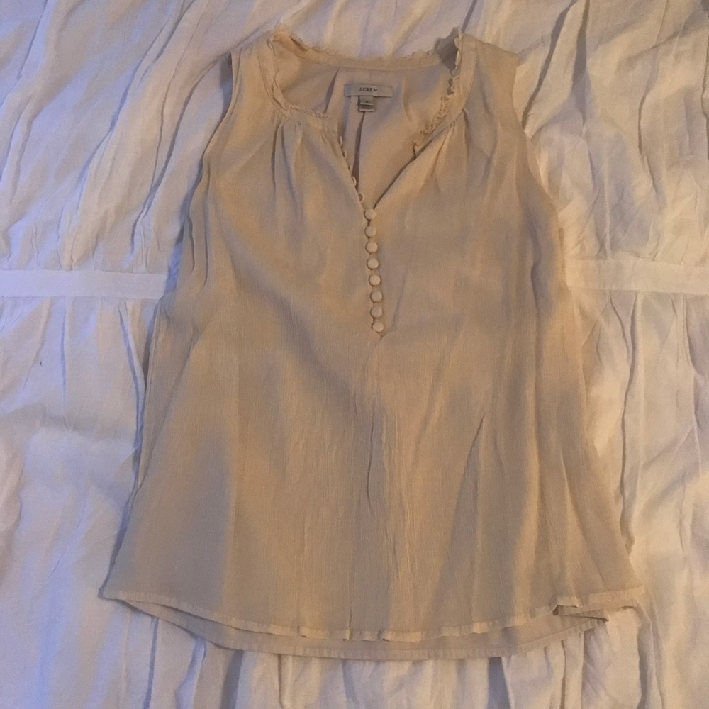 Off white/ cream j crew top